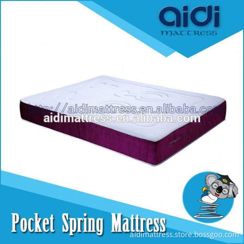 High Quality Soft Foam Individual Pocket Spring Hotel Full Wedding Bed Mattress AI-1114
